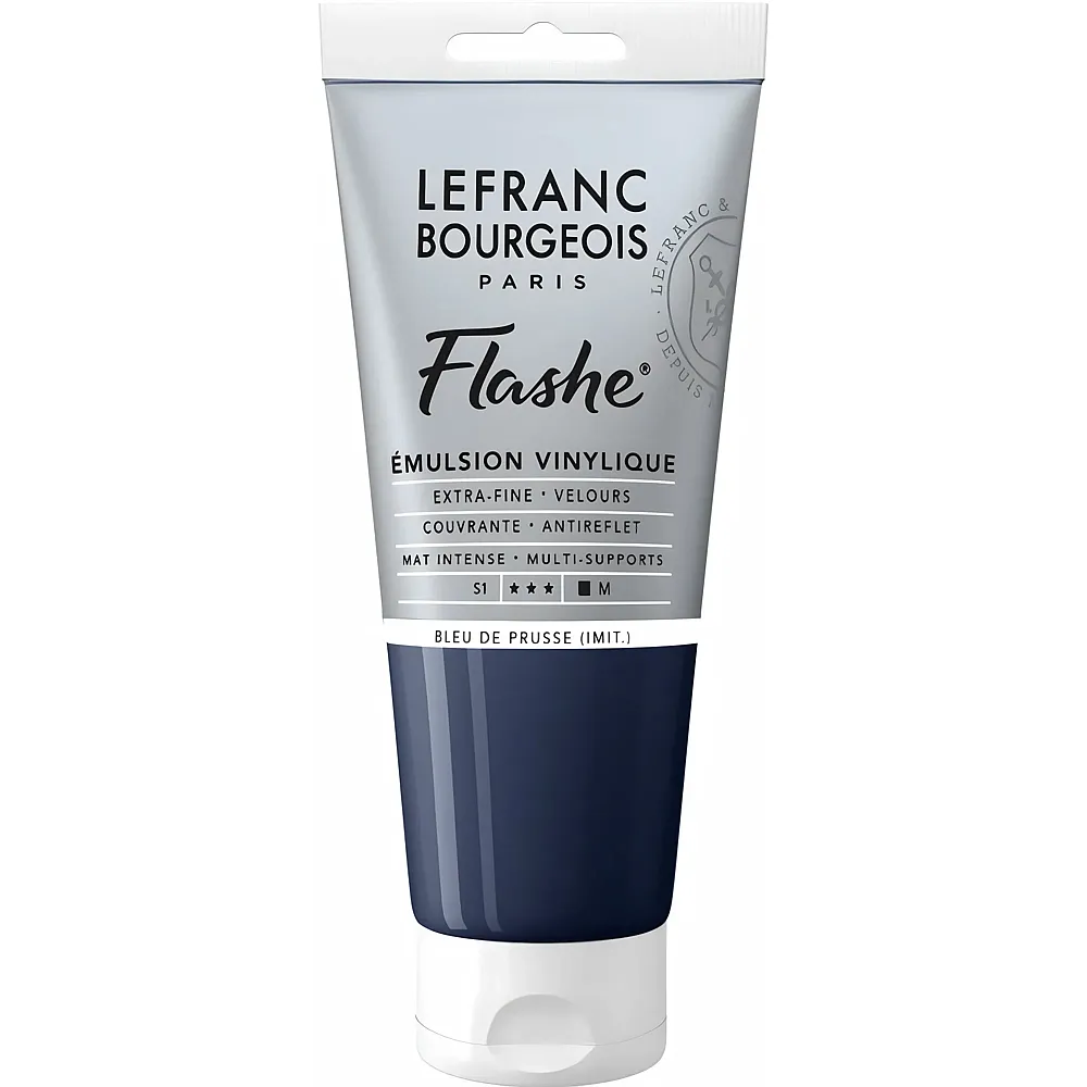 Lefranc Bourgeois Flashe Acryl Tube Preussischblau - 80 ml - Farbe & Kreide