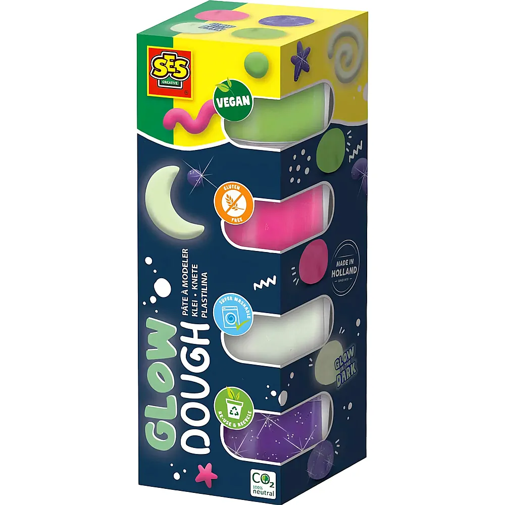 SES Good Knete-Glow - 4 x 90 g