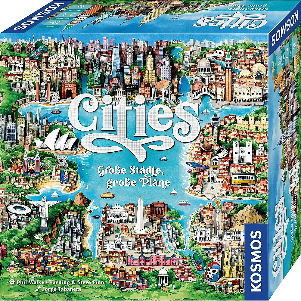 Kosmos Spiele Cities - Grosse St�dte, grosse Pl�ne - Deutsch