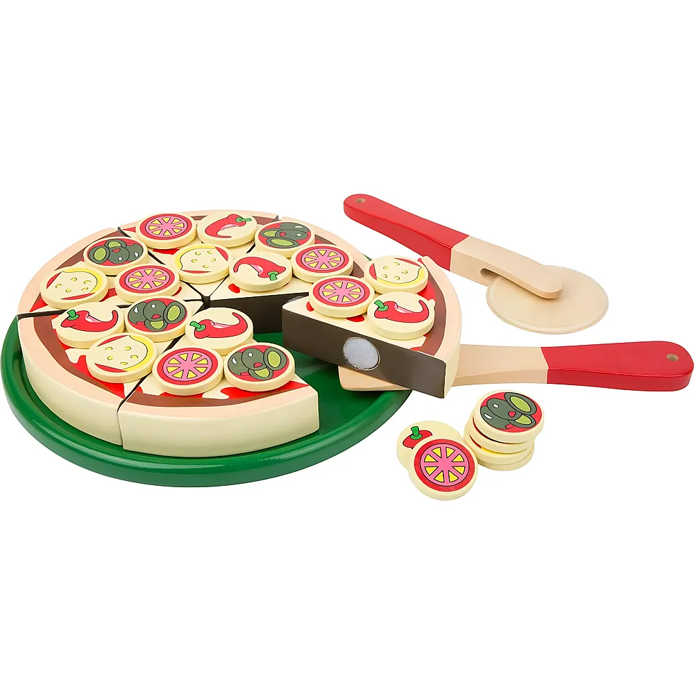 small foot Pizza zum Schneiden