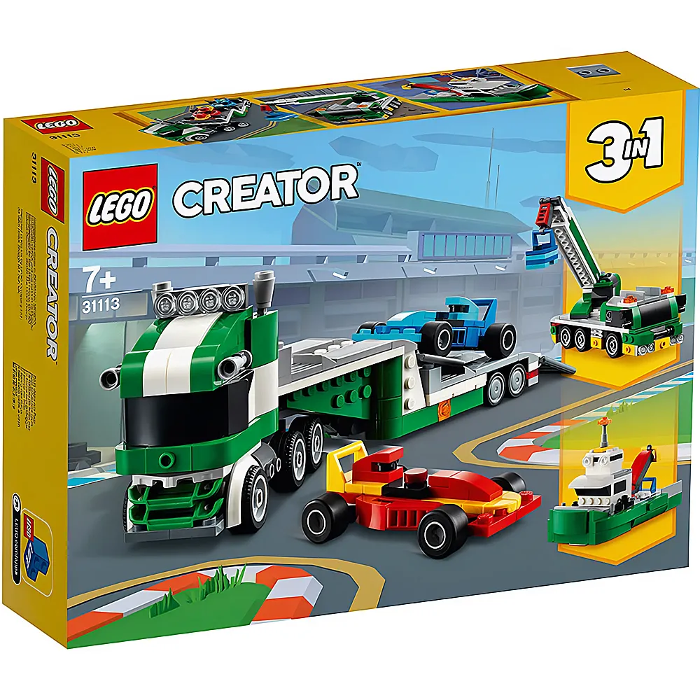 LEGO Creator Rennwagen-Transporter 31113