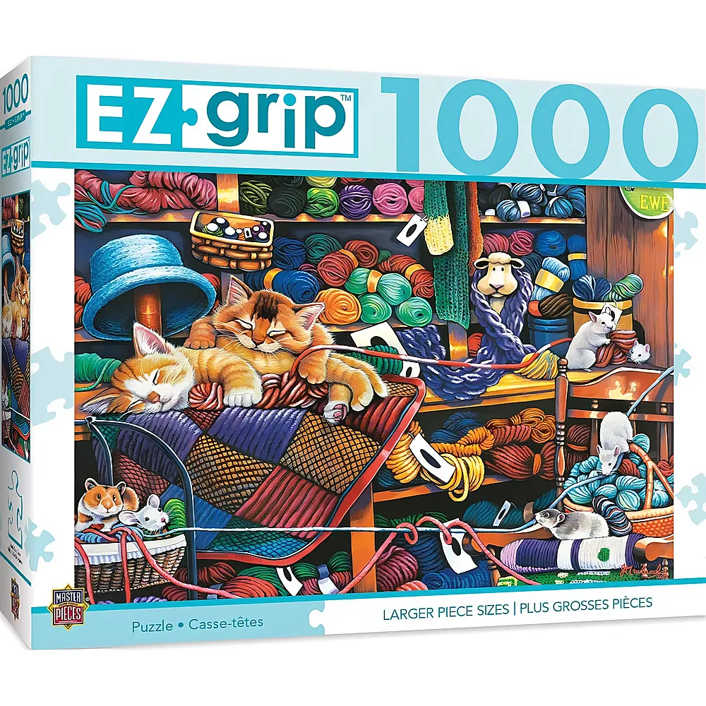 Master Pieces Puzzle 1000 Teile XXL Teile - Knittin Kittens
