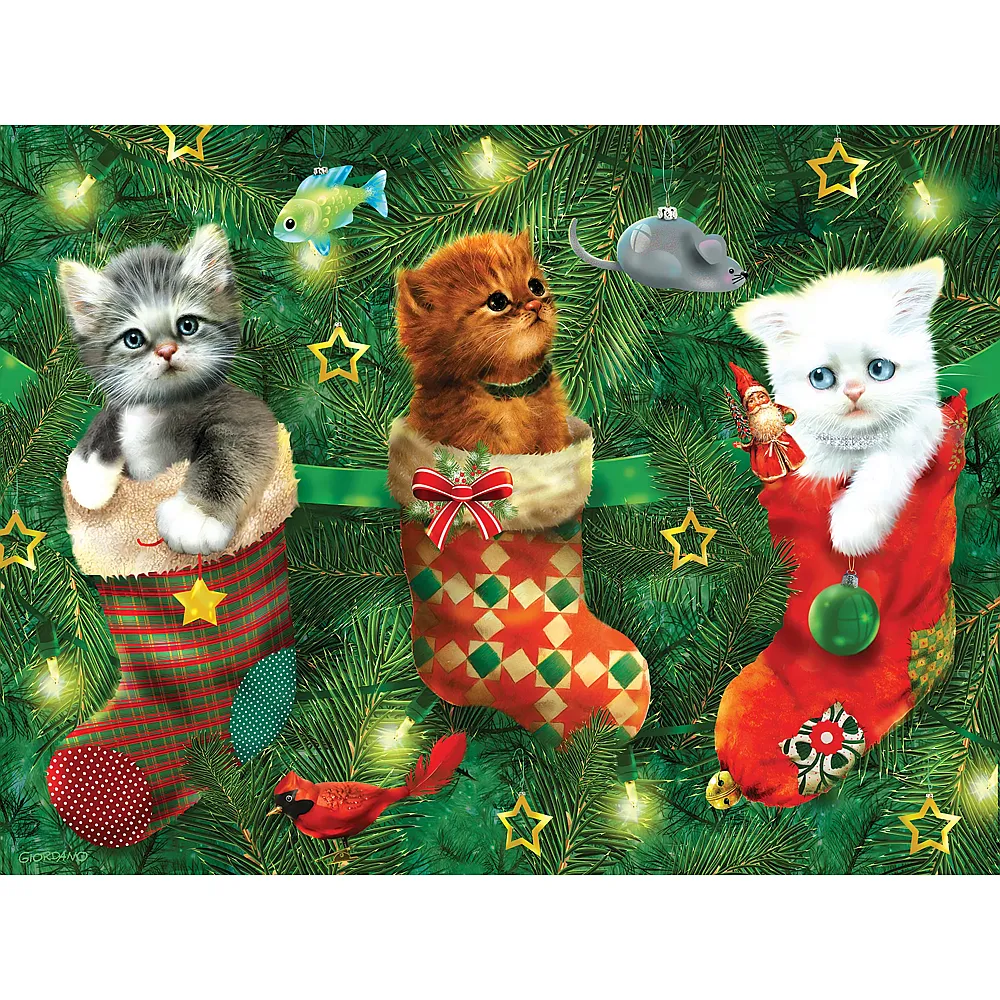 SunsOut Puzzle Puzzle 300 Teile Str�mpfe voll K�tzchen - Suche