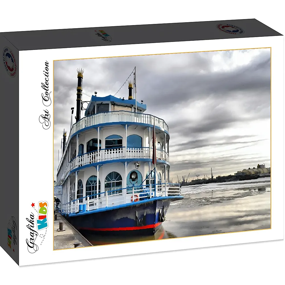 Grafika Puzzle Art Collection Grafika Kids Dampfer - 12 Teile