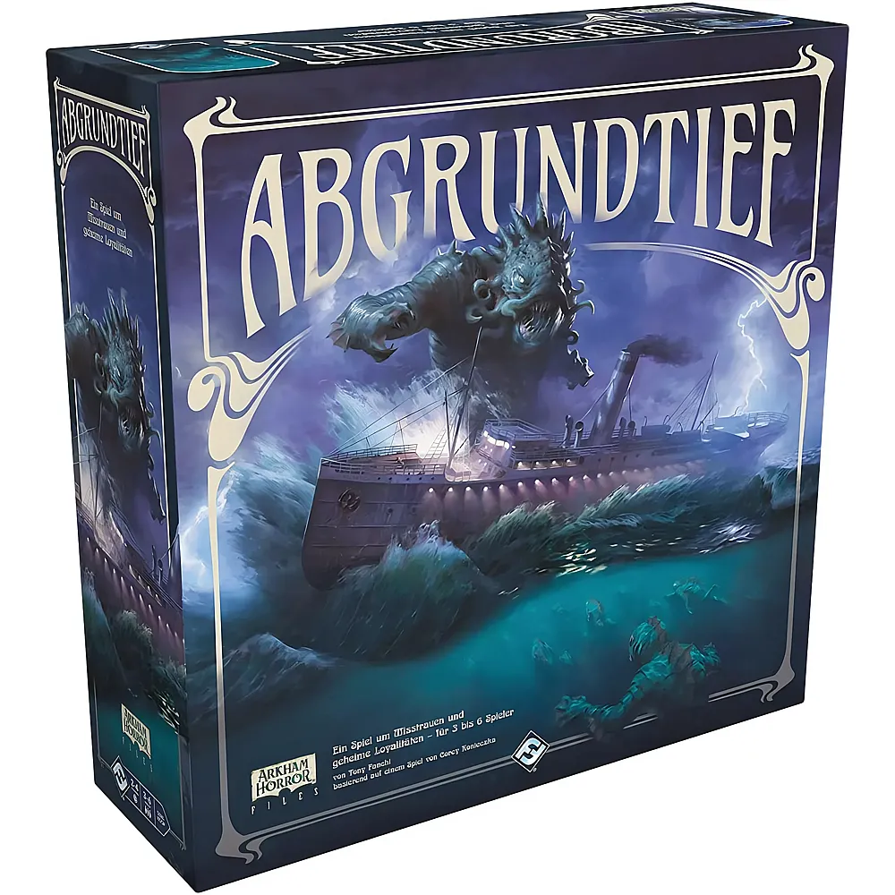 Fantasy Flight Games Abgrundtief, Expertenspiel, Strategiespiel, 3-6 Spieler, Ab 14+ Jahren, 120+ Minuten, Deutsch
