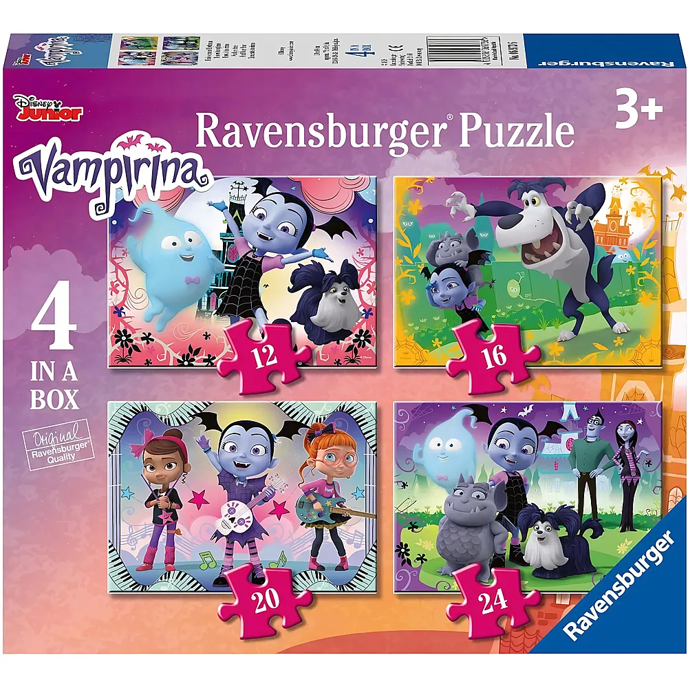 Ravensburger Puzzle 4in1 Vampirina 12-24