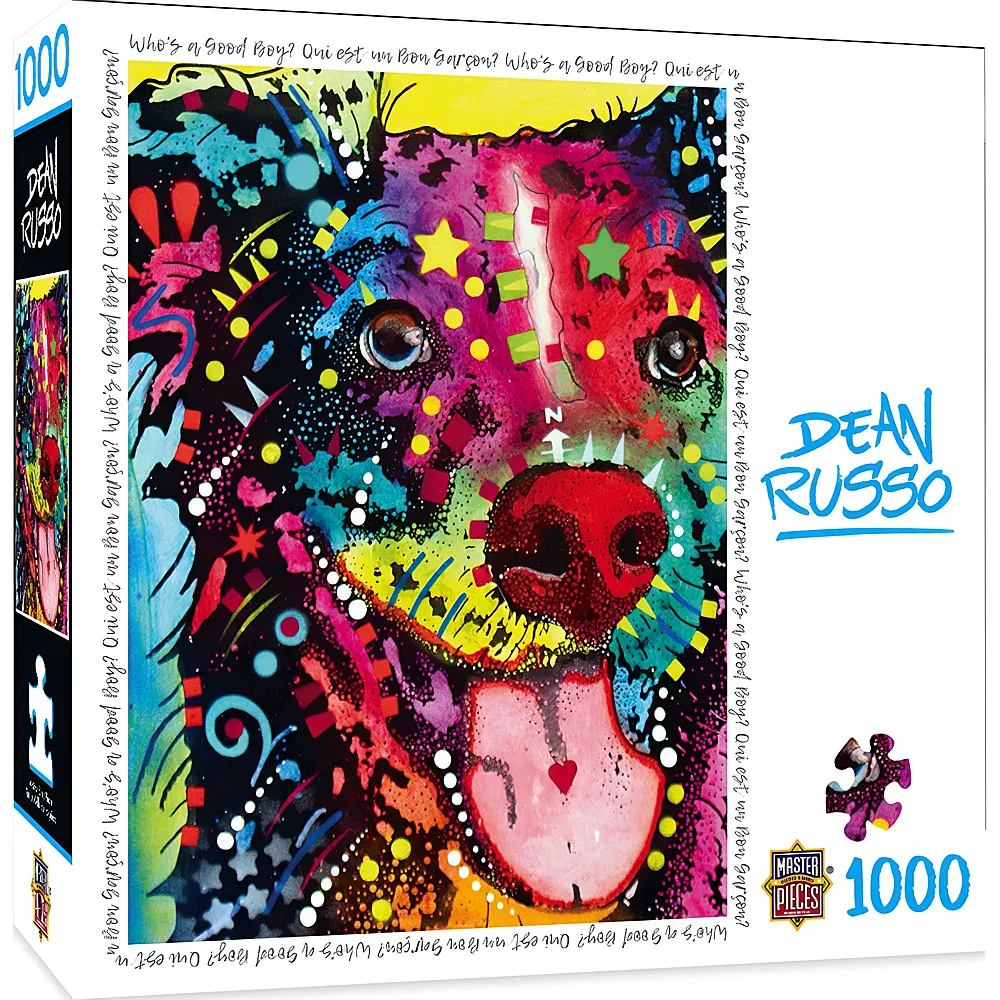 Master Pieces Puzzle Dean Russo - Who's a good Boy 1000Teile