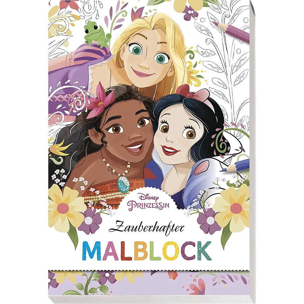 Panini Disney Princess Zauberhafter Malblock