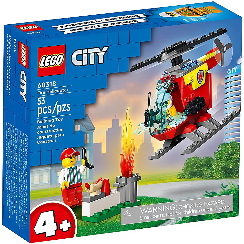 LEGO City Feuerwehr-Hubschrauber 60318