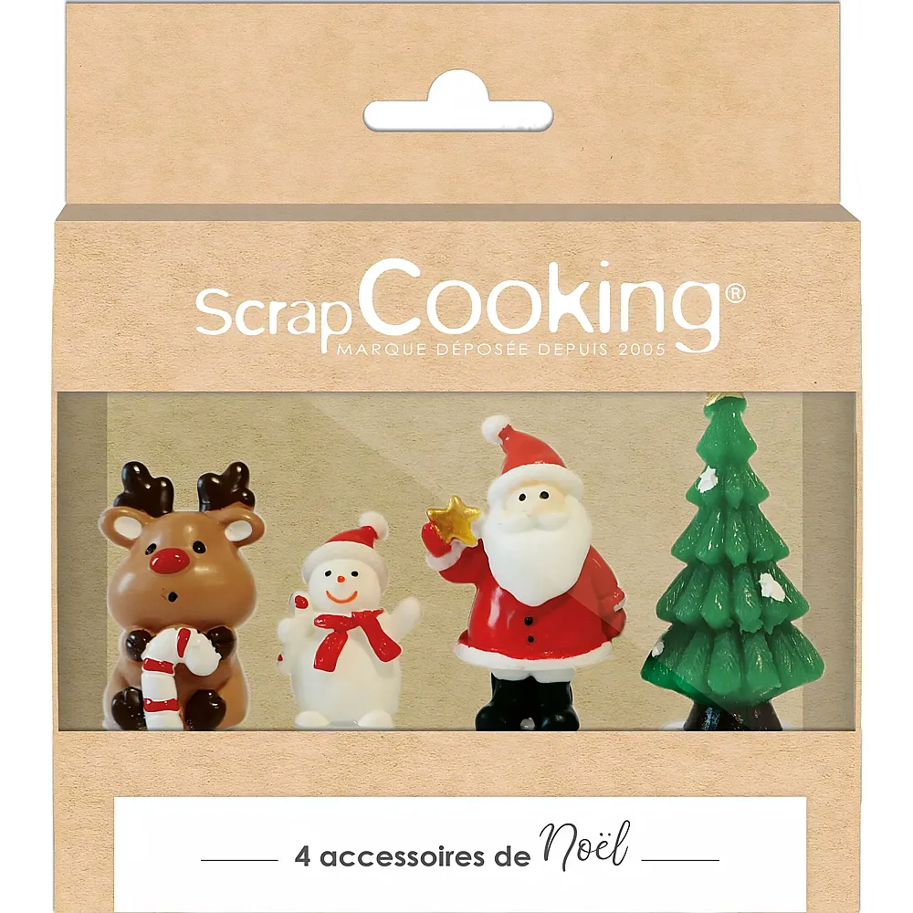 ScrapCooking Accessoires Sweet Xmas - 4 Teile