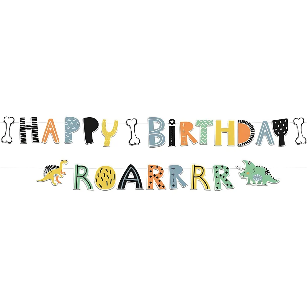 Folat Briefbanner Dino Roars, 2 Stk.