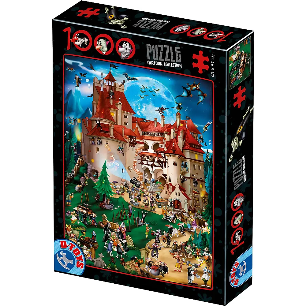 DToys Puzzle Cartoon Collection Vampir Party 1000Teile