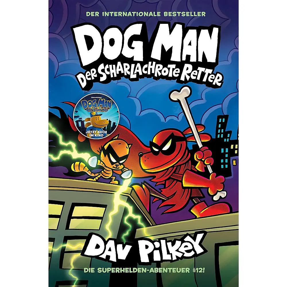 meinspielzeug - Adrian Dog Man 12 - Der scharlachrote Retter - Deutsch | Kinderb�cher