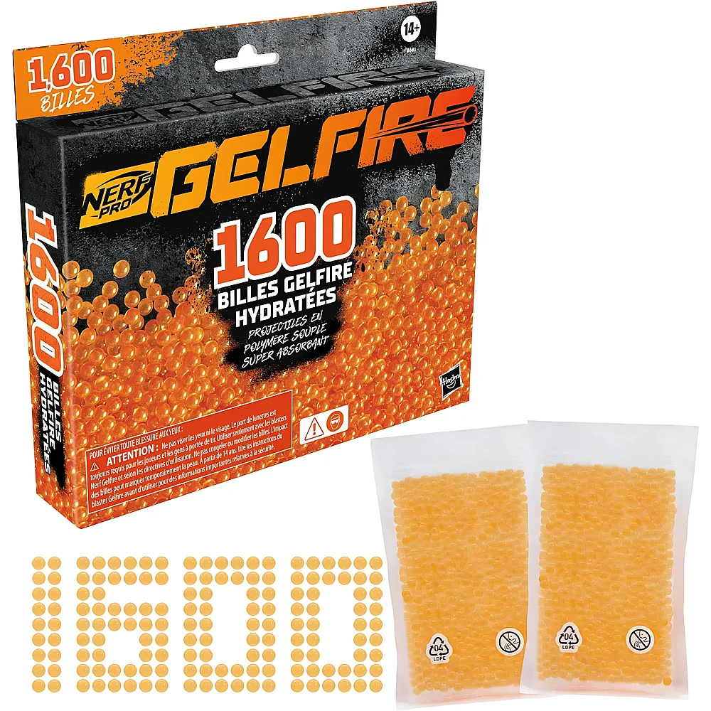 NERF Pro Nachfllpack Gelfire 1600Teile