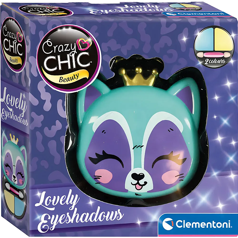 Clementoni Crazy Chic Lidschatten in Make-up Box Fuchs