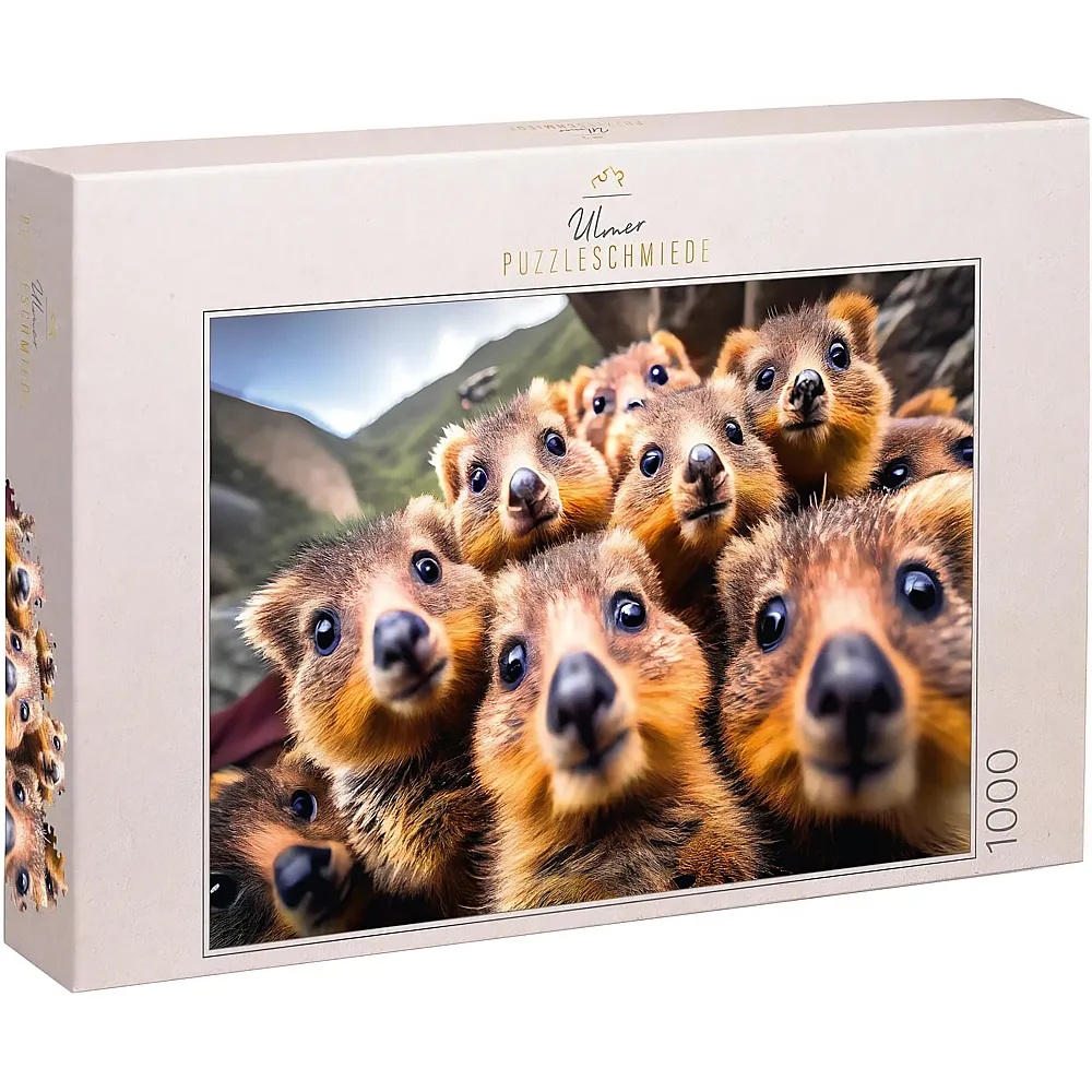 Ulmer Puzzleschmiede Gangs of Australia - Die neugierigen Quokkas - 1000 Teile
