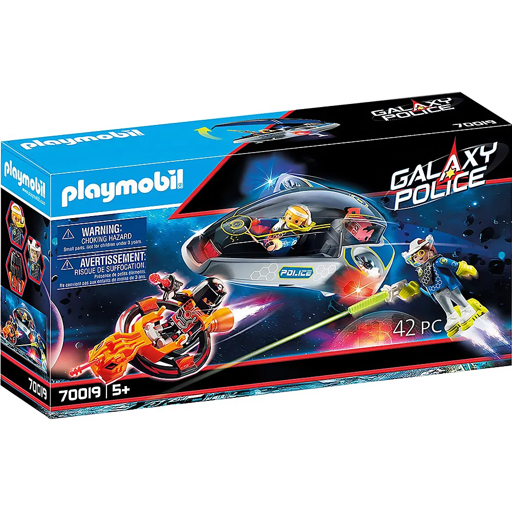 PLAYMOBIL Galaxy Police-Glider 70019