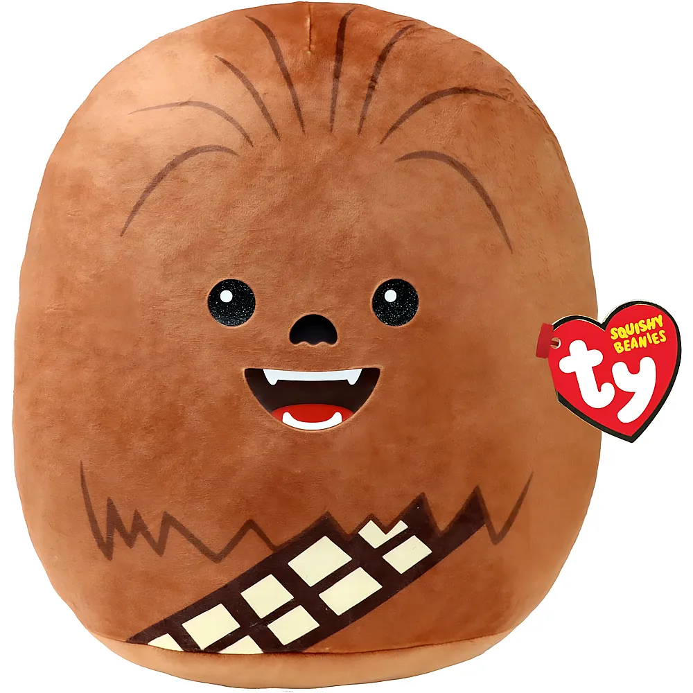 Ty Squishy Beanies Chewbacca - 35 cm Star Wars - Lizenzfiguren Pl�sch