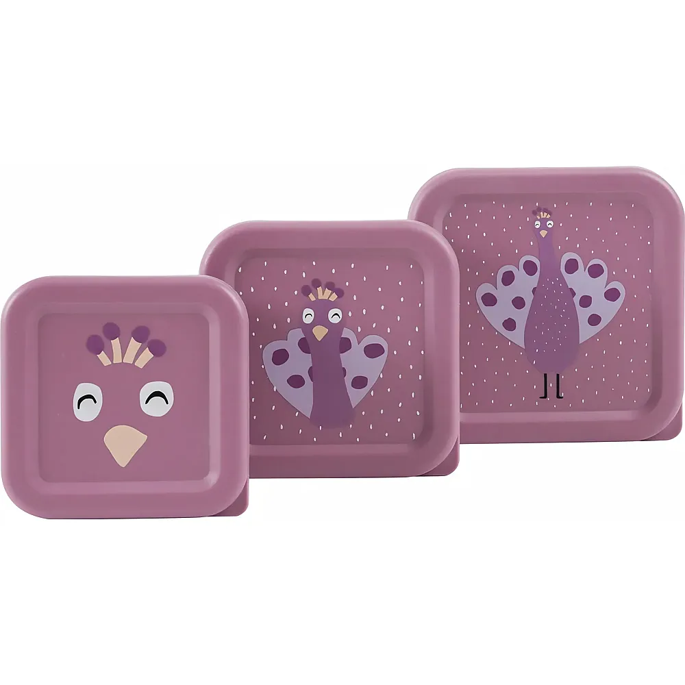Trixie Snackbox 3er Set Pfau