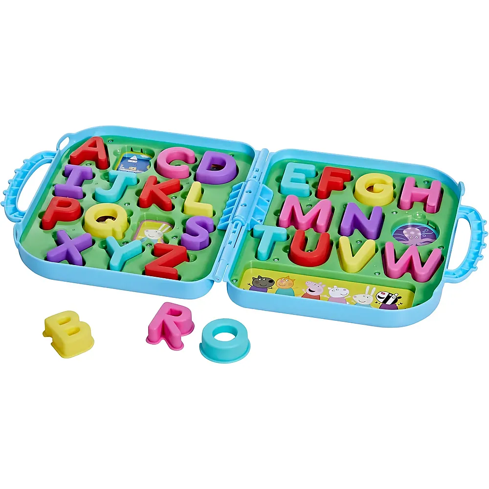Hasbro Peppa Pig Peppas Buchstabenbox, Alphabet-Puzzle