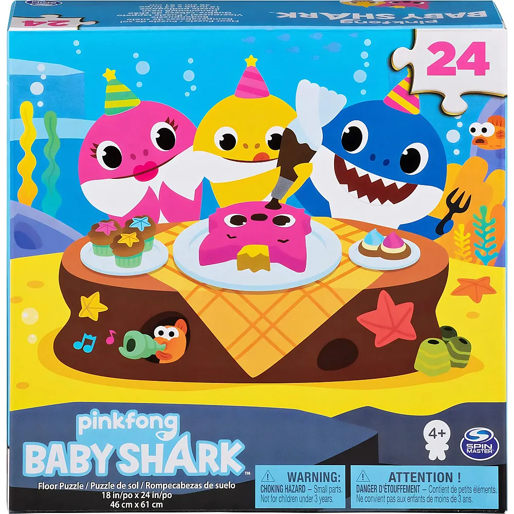 meinspielzeug - Spin Master Puzzle Baby Shark - 24 Teile | Puzzle 10-104 Teile
