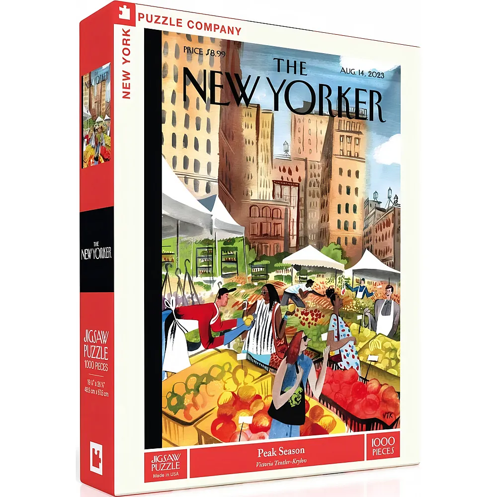 New York Puzzle Company The New Yorker - Peak  Season - 1000 Teile