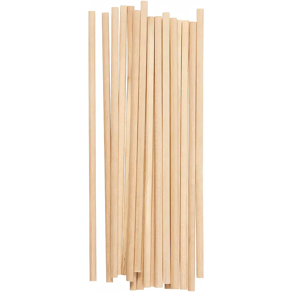 Creativ Company Runde Holz-Bastelst�be - 20 Teile