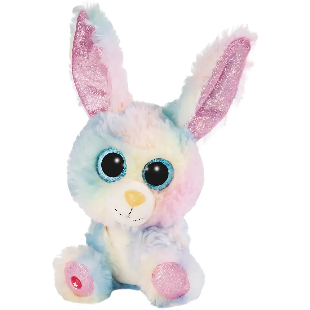 Nici Glubschis Hase Rainbow Candy - 15 cm - Hasen Pl�sch