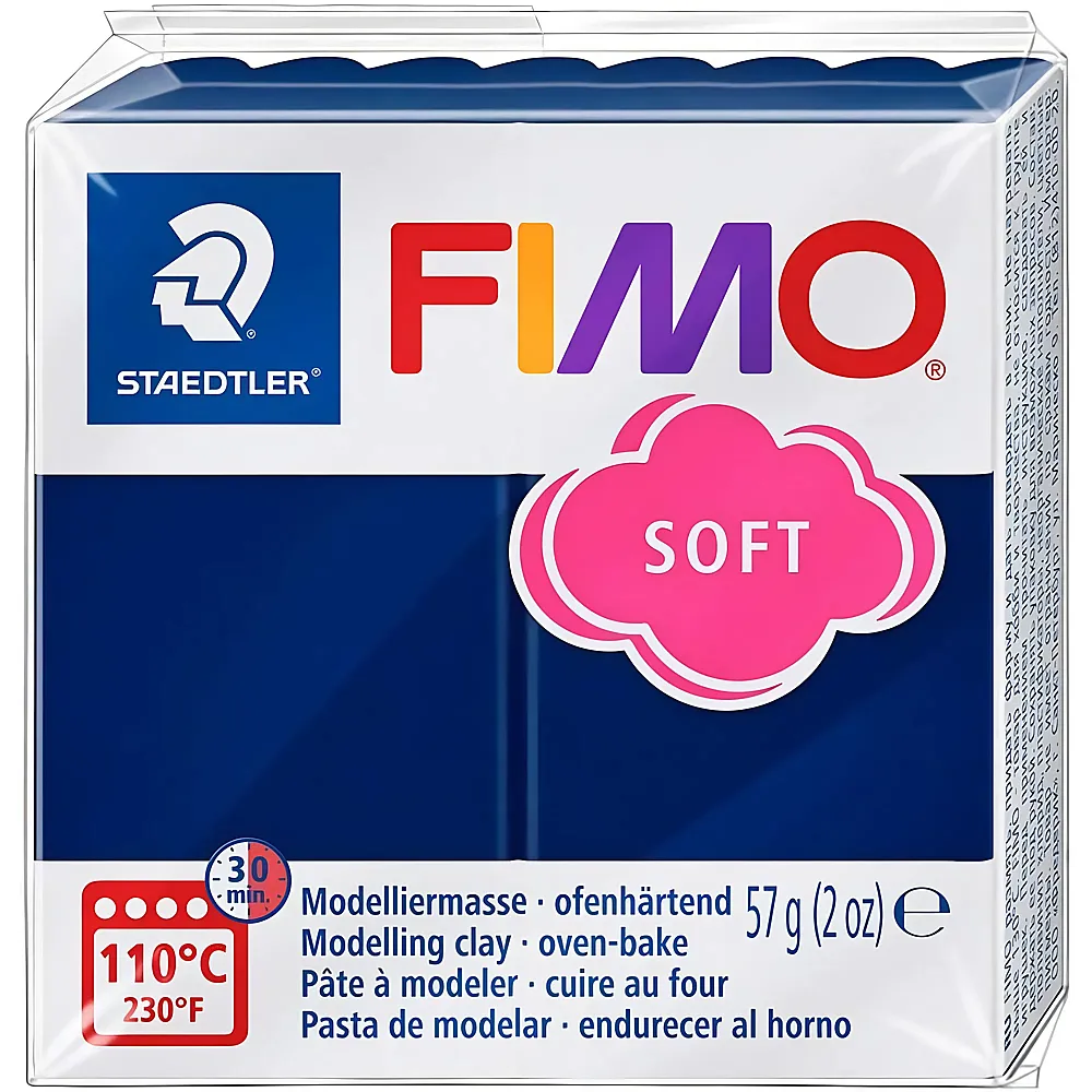 Fimo Soft Modelliermasse Windsor Blau - 57 g