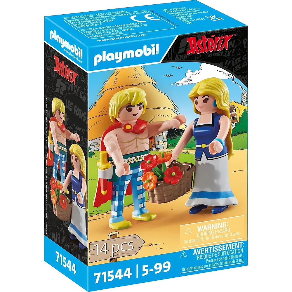 PLAYMOBIL Asterix Tragicomix und Falbala 71544