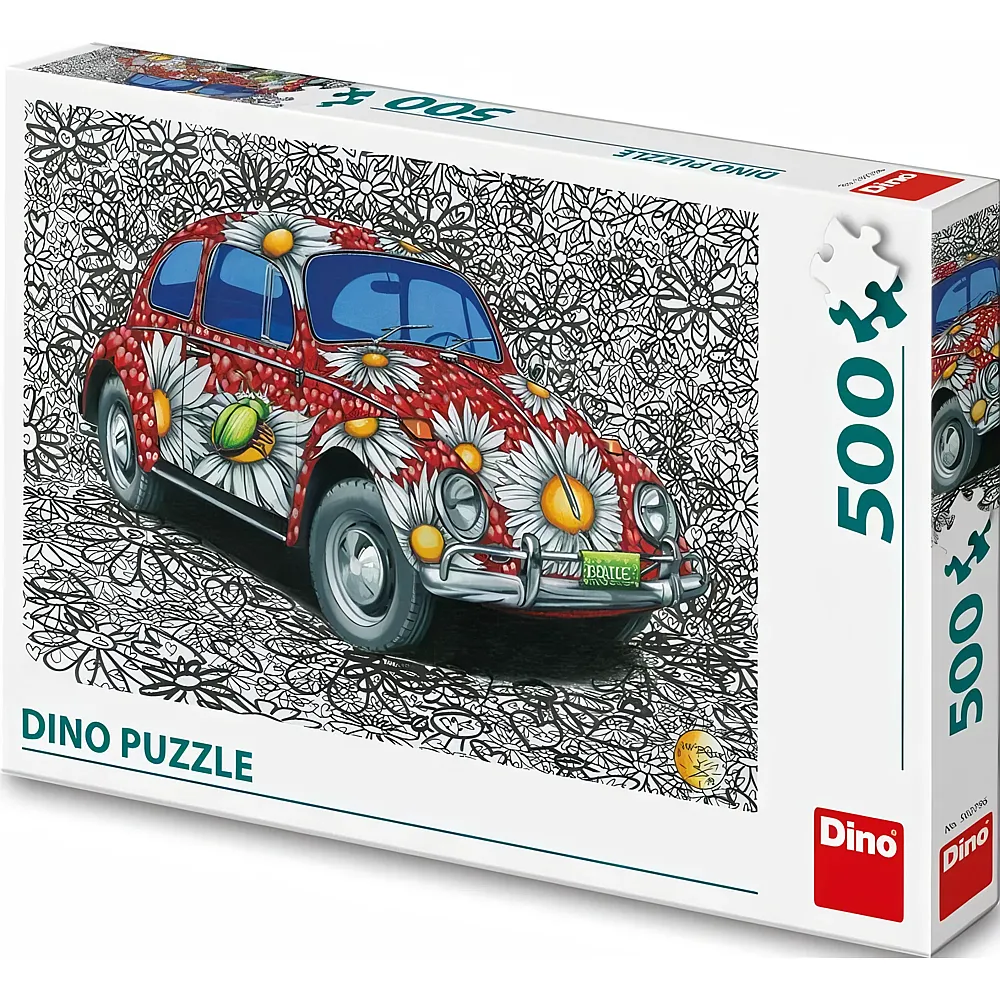 Dino Puzzle Lackierter VW K�fer 500Teile