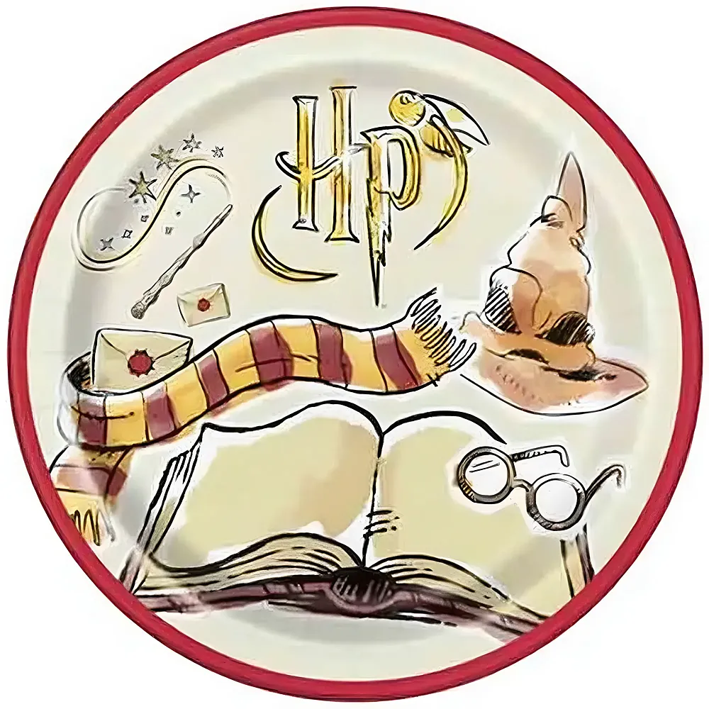 meinspielzeug - Unique Harry Potter Kartonteller 8Teile | Tischdeko