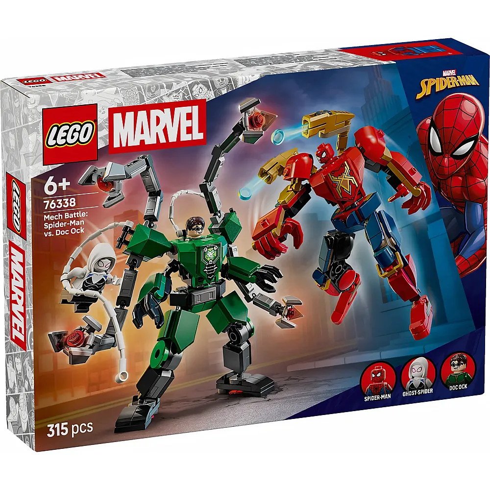 LEGO Marvel Super Heroes Spiderman Mech-Duell: Spider-Man vs. Doc Ock 76338