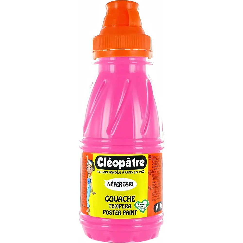 Cleopatre Nefertari � Gouache-tempera 250ml Neon-pink