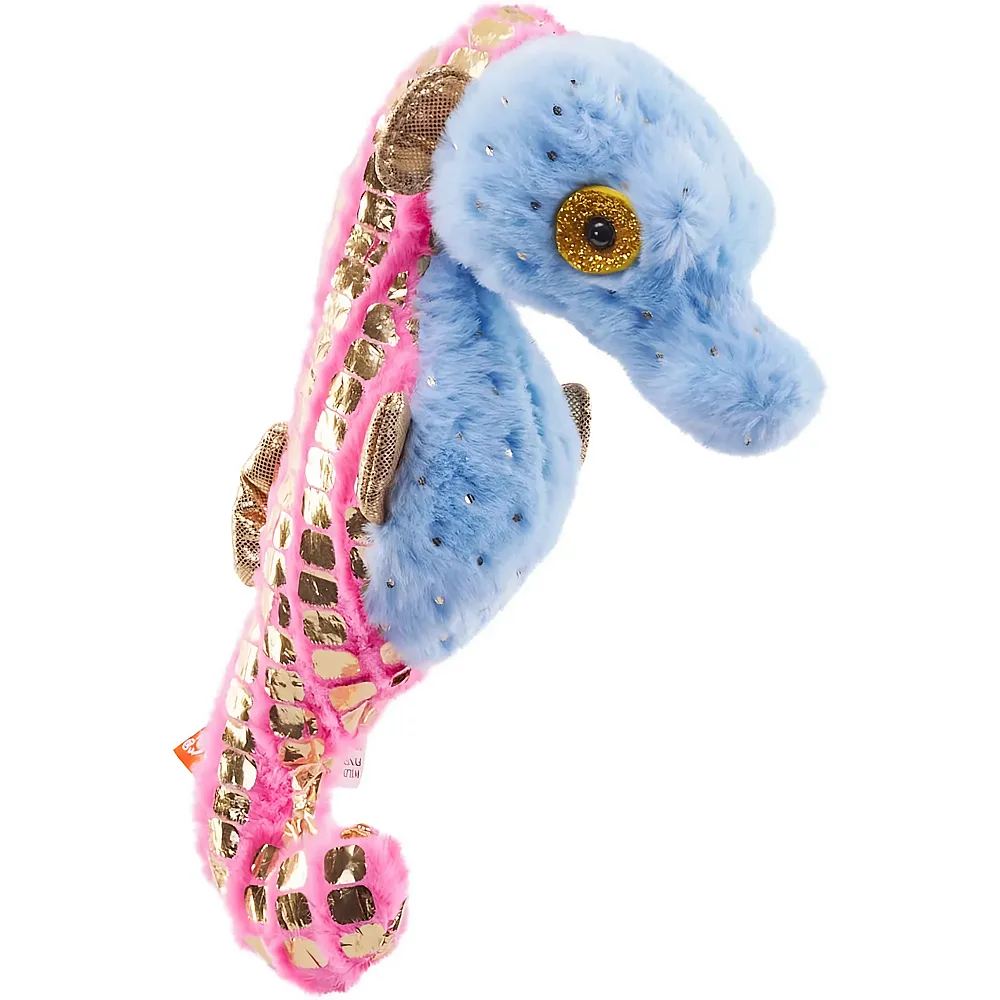 meinspielzeug - Wild Republic Seepferdchen blau - 15 cm | Meerestiere Pl�sch