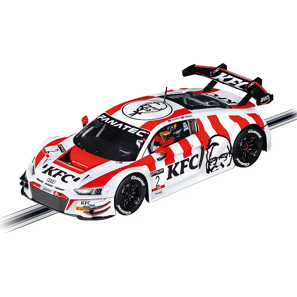 meinspielzeug - Carrera Digital 124 Audi R8 LMS GT3 evo, No.2 KFC Racing | Rennbahn Fahrzeuge