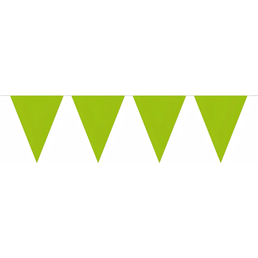 meinspielzeug - Folat Limettengr�ne Wimpelkette, 10 m.