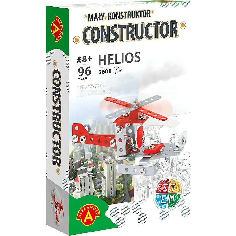 Alexander Constructor Helios Helikopter 96Teile | Technische Baustze