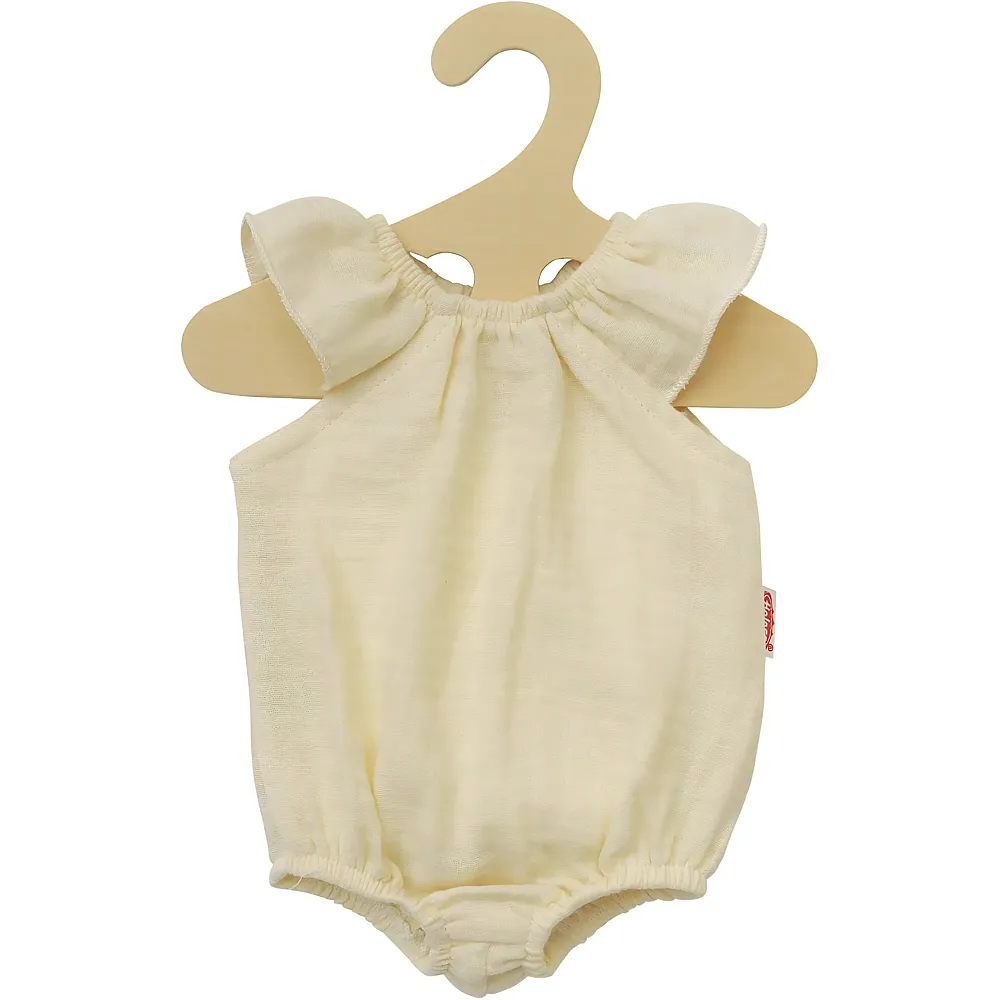 Heless Puppen-Body mit R�schen Ecru - 35 - 45 cm