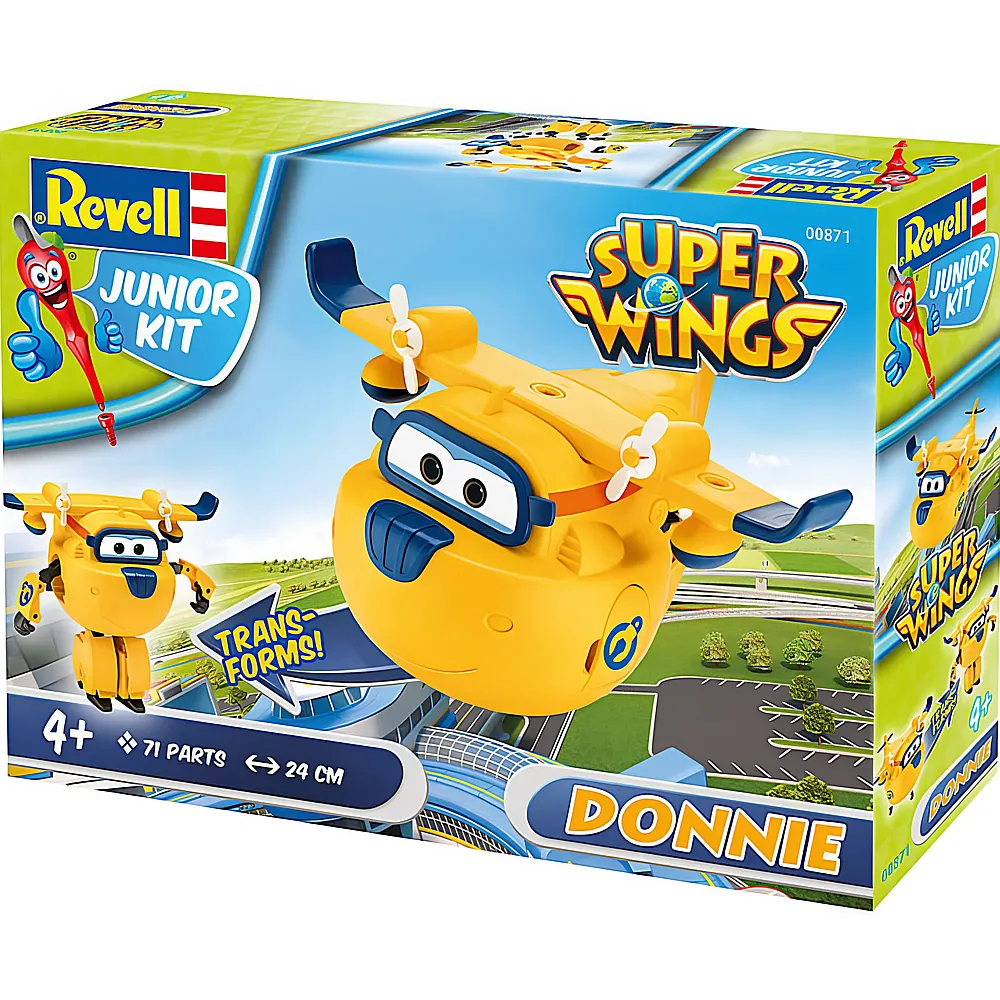 Revell Junior Kit Super Wings Donnie 71Teile