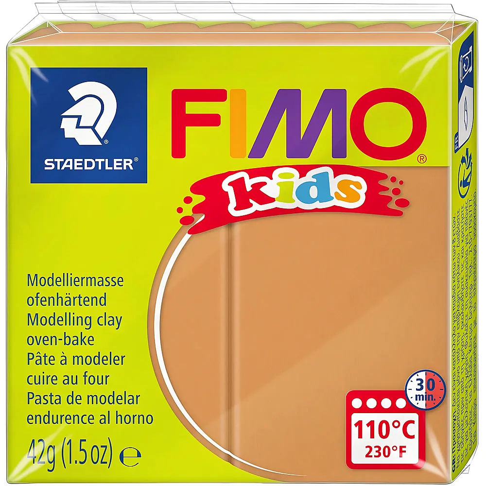 Fimo kids Modelliermasse Hellbraun 42g