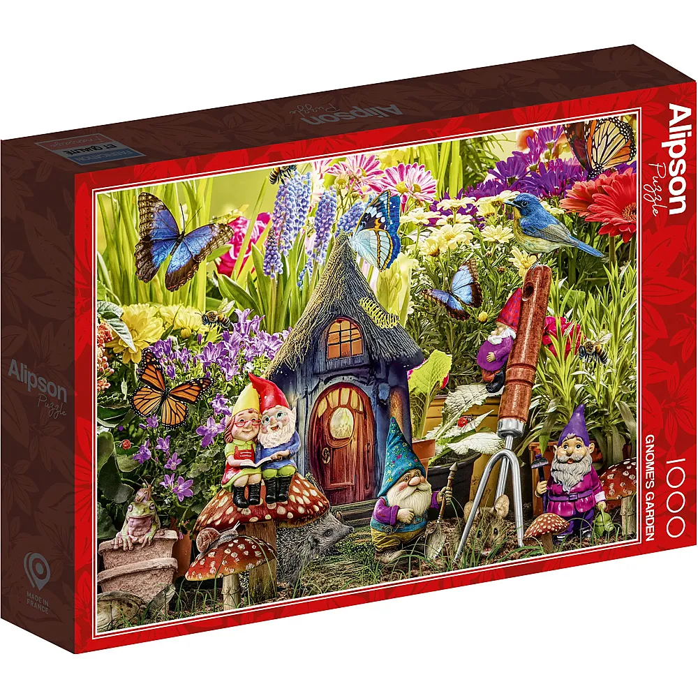 Alipson Puzzle Zwergengarten - 1000 Teile