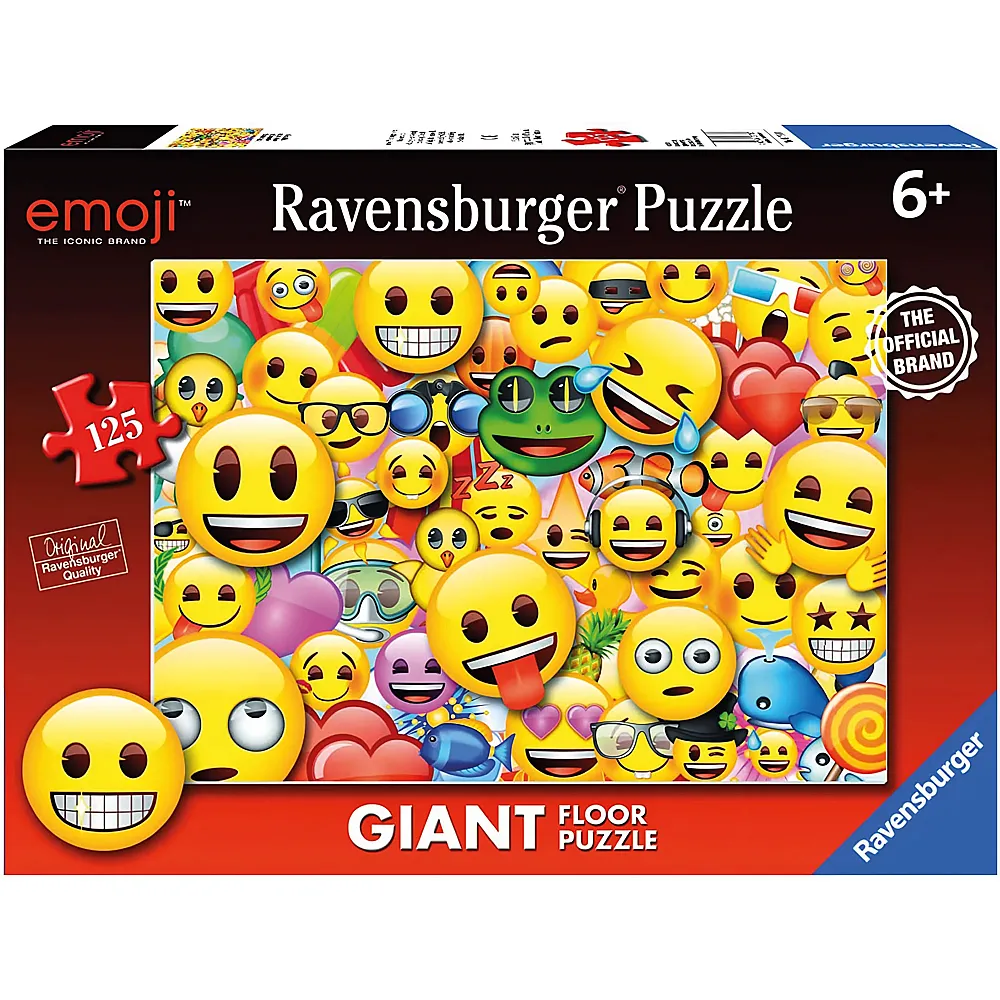 Ravensburger Puzzle Giant Floor Emoji - 125 Teile