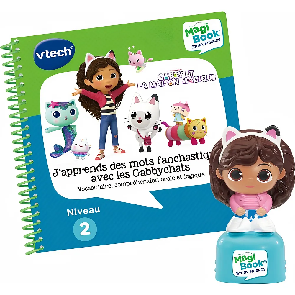meinspielzeug - vtech MagiBook StoryFriends Livre Gabby + personnage