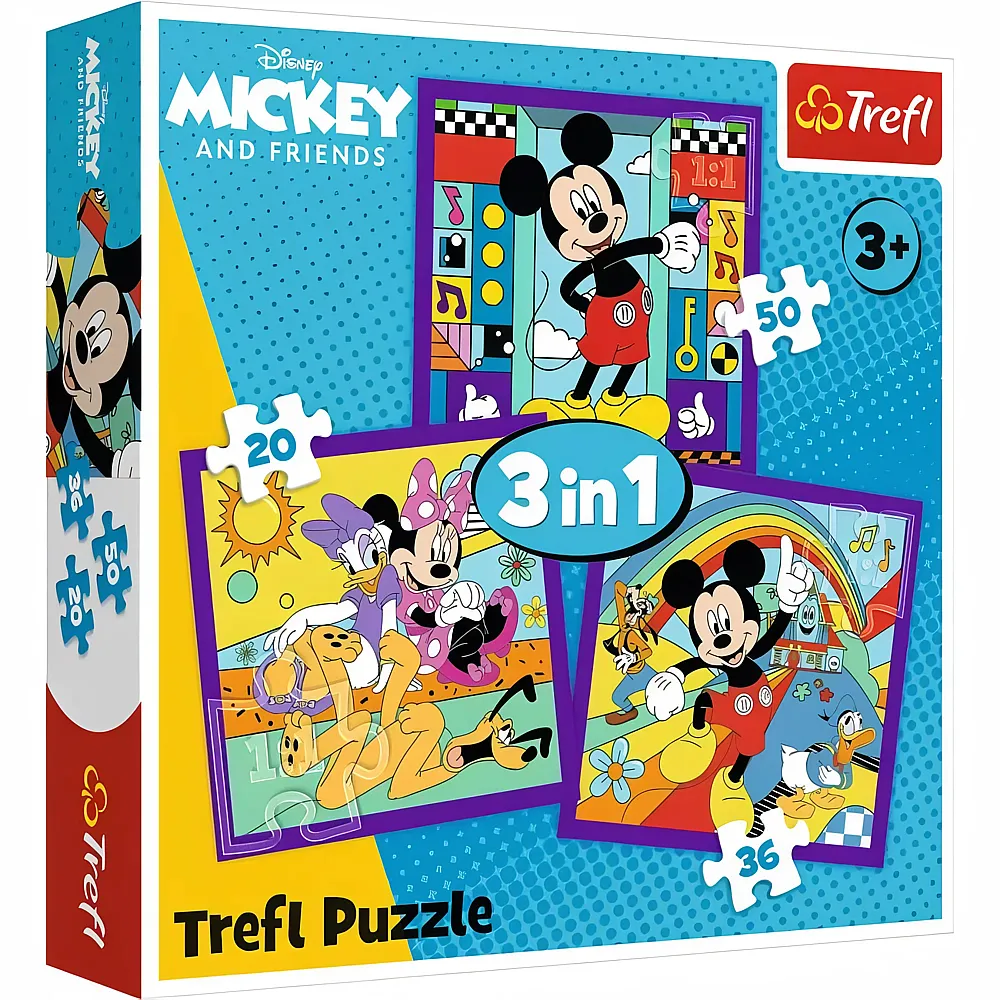 Trefl Puzzle Mickey and his Merry Crew - 20 Teile