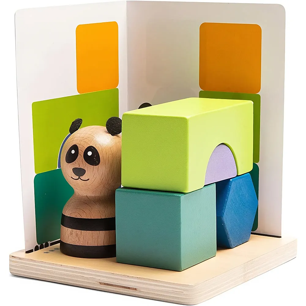 BS Toys Pandas Puzzle Holz - Formspiel