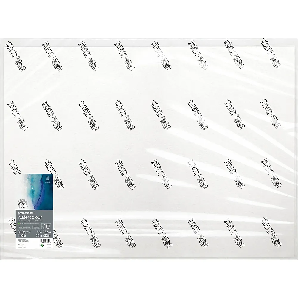 meinspielzeug - Winsor & Newton W&n Prof. Aquarellpapier Bogen Grobkorn, 300g/m�, 56x76cm