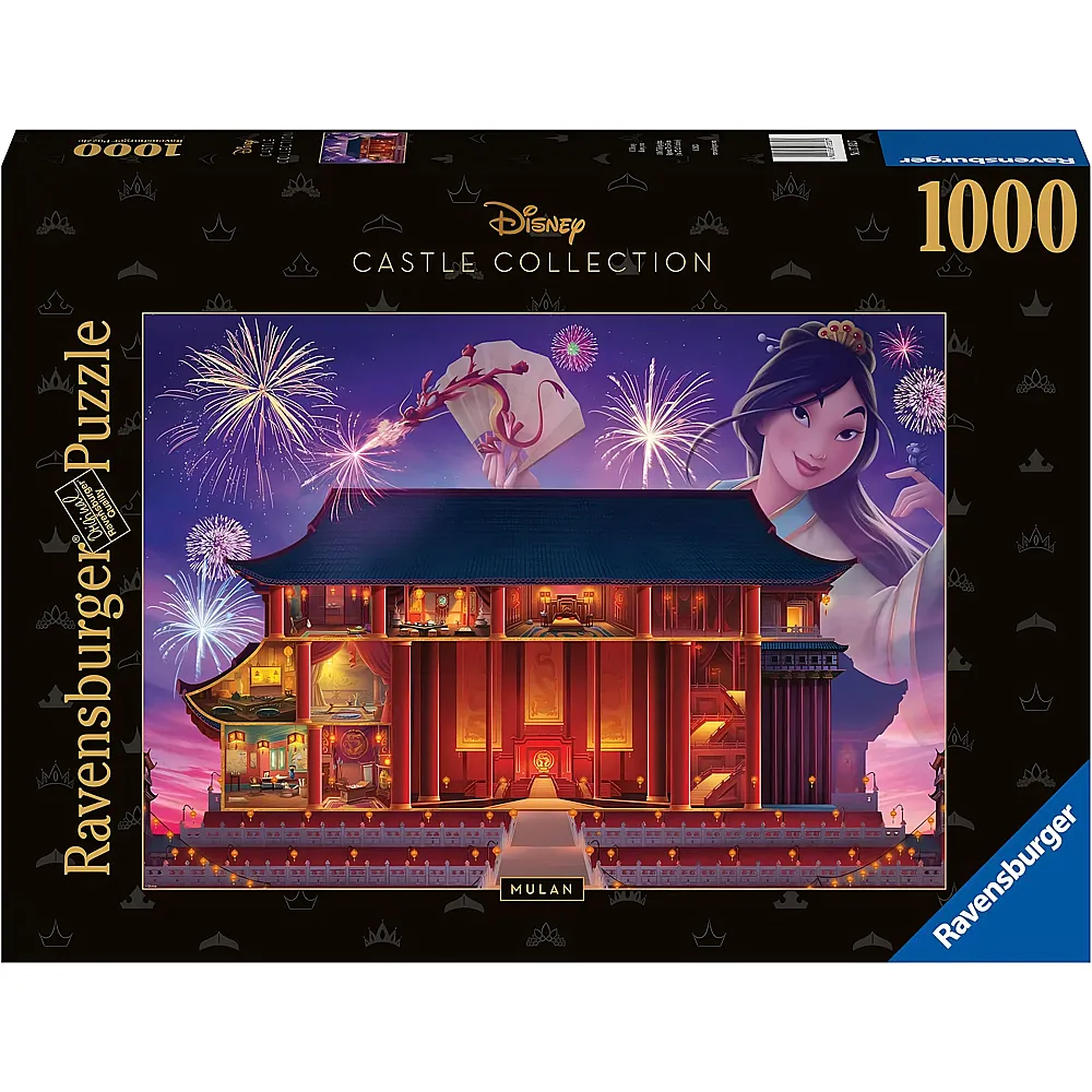 Ravensburger Puzzle Disney Princess Disney Castles Mulan - 1000 Teile