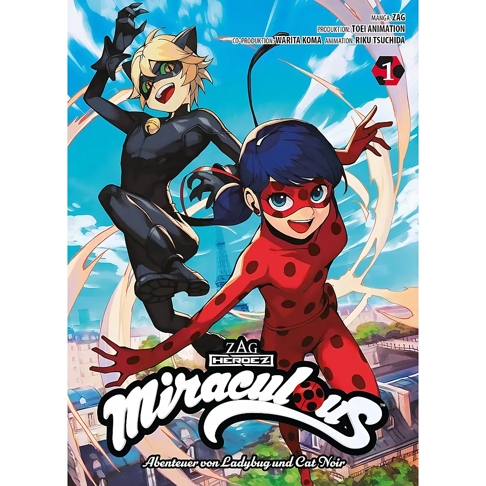 Panini Miraculous Abenteuer von Ladybug und Cat Noir 1 Manga
