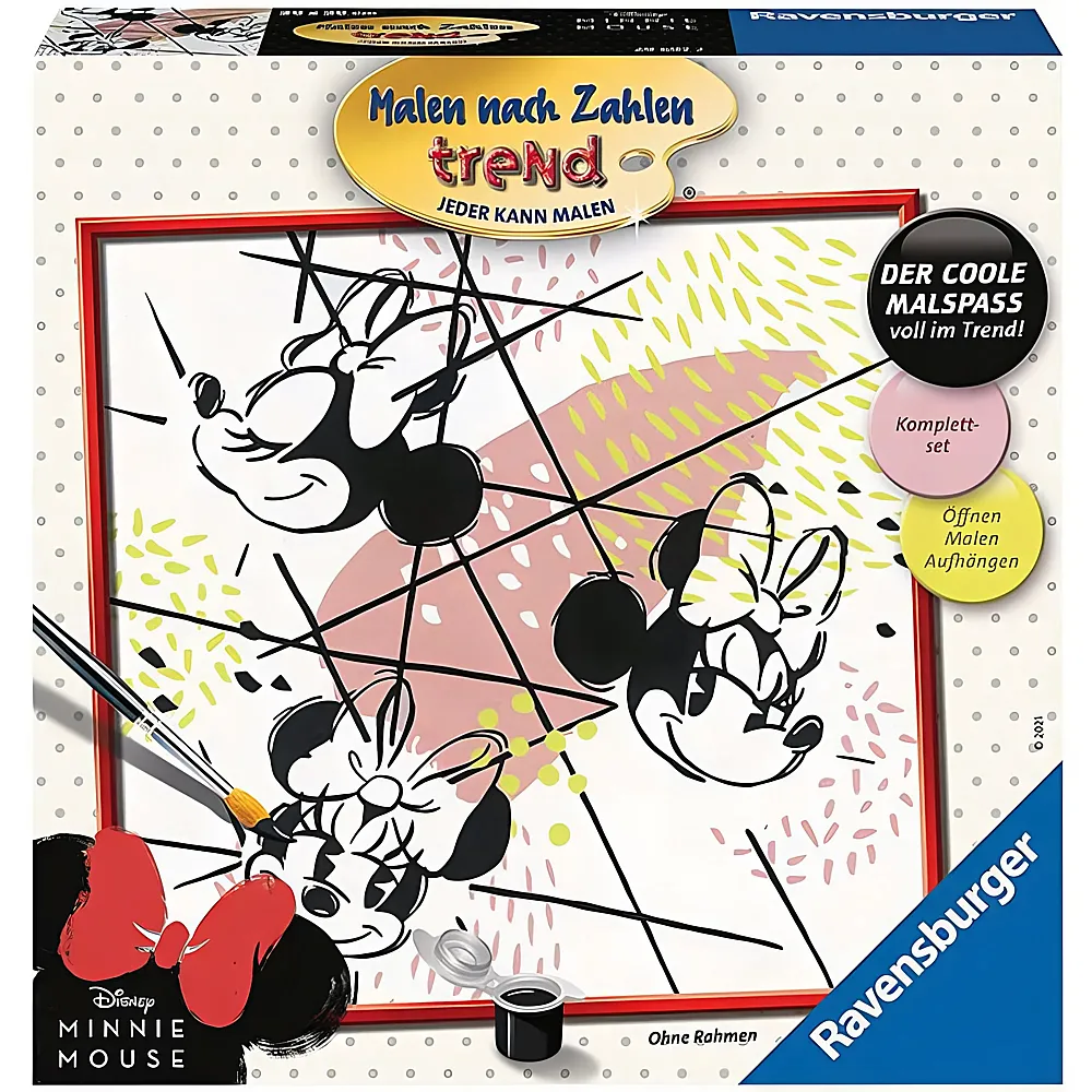 Ravensburger Malen nach Zahlen trend Minnie Mouse Style